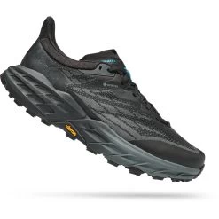 Hoka Speedgoat 5 GTX Running Shoes - Black / Black 10 Hoka Speedgoat 5 GTX Running Shoes - Black / Black -Hoka hoka speedgoat 5 gtx running shoes black black 3 1240450