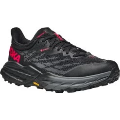 Hoka Speedgoat 5 GTX Women's Running Shoes - Black / Black