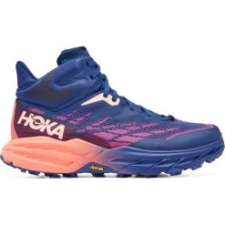 Hoka Speedgoat 5 Mid GTX Women's Running Shoes - Bellwether Blue / Camellia 12 Hoka Speedgoat 5 Mid GTX Women's Running Shoes - Bellwether Blue / Camellia -Hoka hoka speedgoat 5 mid gtx women s hiking shoes bellwether blue camellia 5 1240500