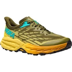 Hoka Speedgoat 5 Running Shoes Men - Avocado / Passion Fruit