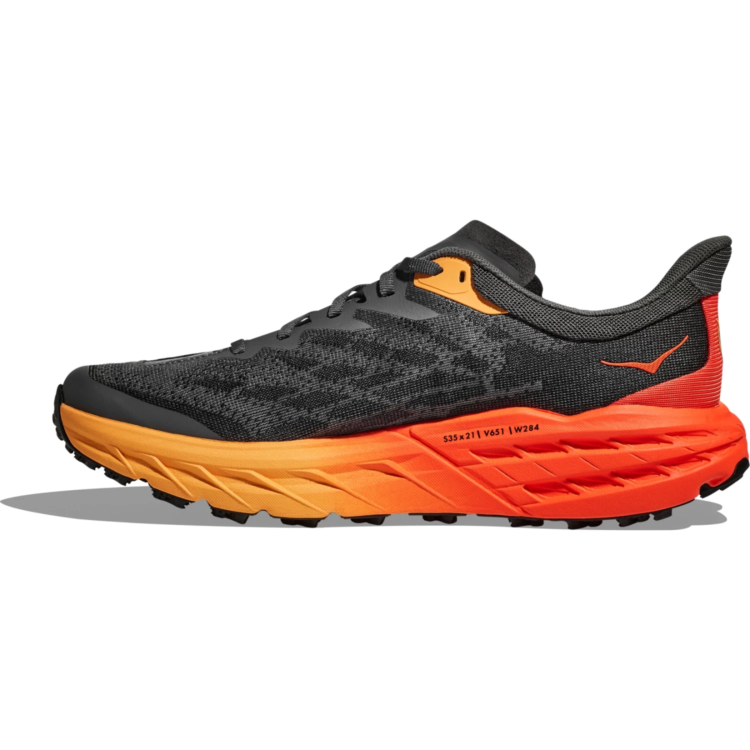Hoka Speedgoat 5 Running Shoes Men - Castlerock / Flame 4 Hoka Speedgoat 5 Running Shoes Men - Castlerock / Flame - Image 4