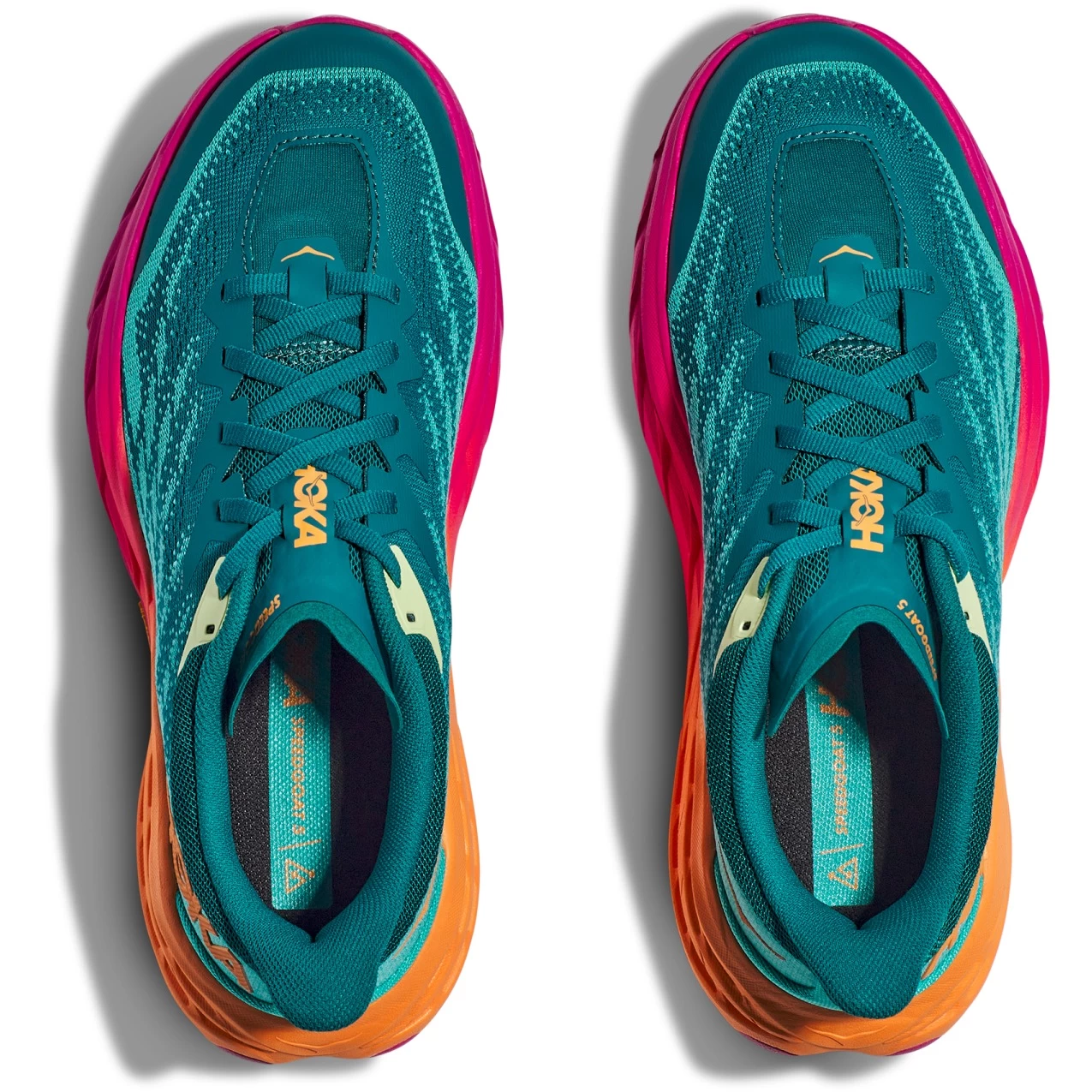 Hoka Speedgoat 5 Running Shoes Men - Deep Lake / Ceramic 5 Hoka Speedgoat 5 Running Shoes Men - Deep Lake / Ceramic - Image 5