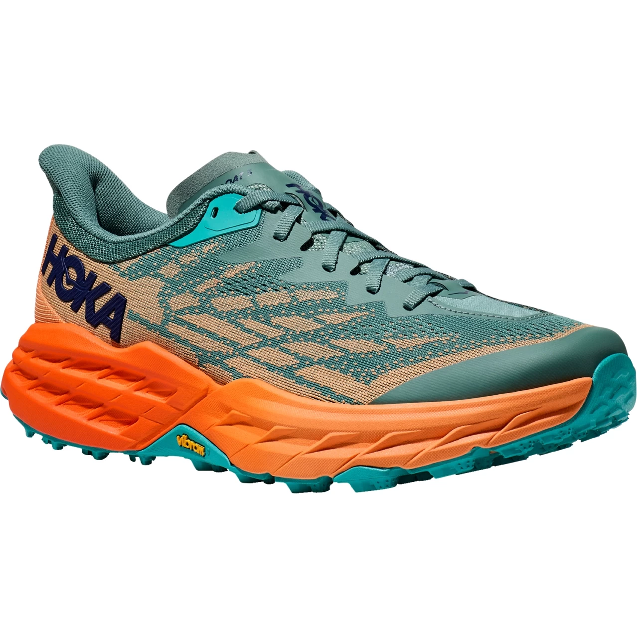 Hoka Speedgoat 5 Running Shoes Men - Trellis / Mock Orange 1 Hoka Speedgoat 5 Running Shoes Men - Trellis / Mock Orange