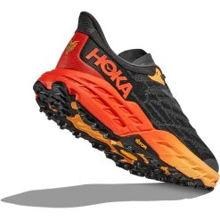 Hoka Speedgoat 5 Wide Running Shoes - Castlerock / Flame -Hoka hoka speedgoat 5 wide running shoes castlerock flame 6 1503398