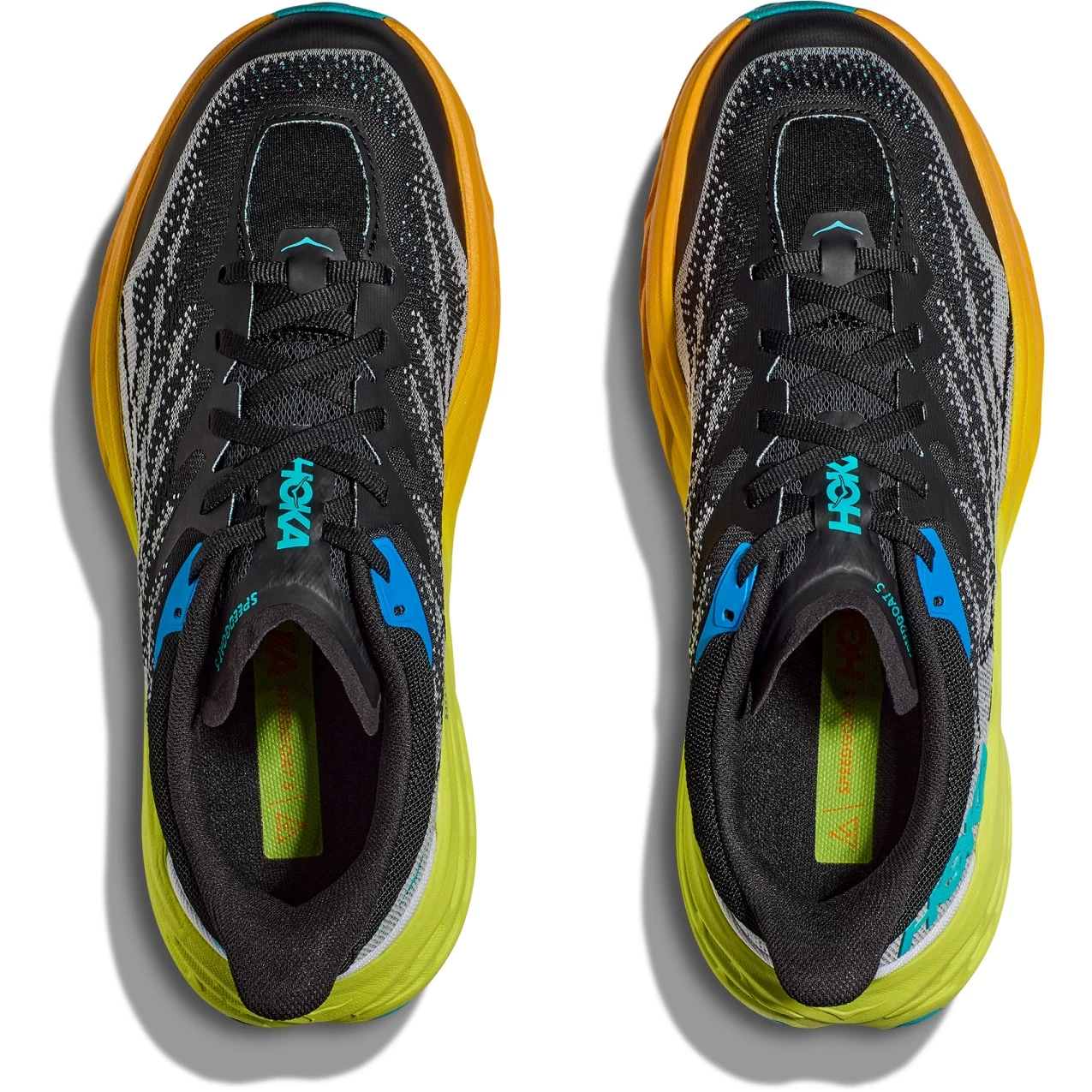 Hoka Speedgoat 5 Running Shoes Men - Black / Evening Primrose 5 Hoka Speedgoat 5 Running Shoes Men - Black / Evening Primrose - Image 5