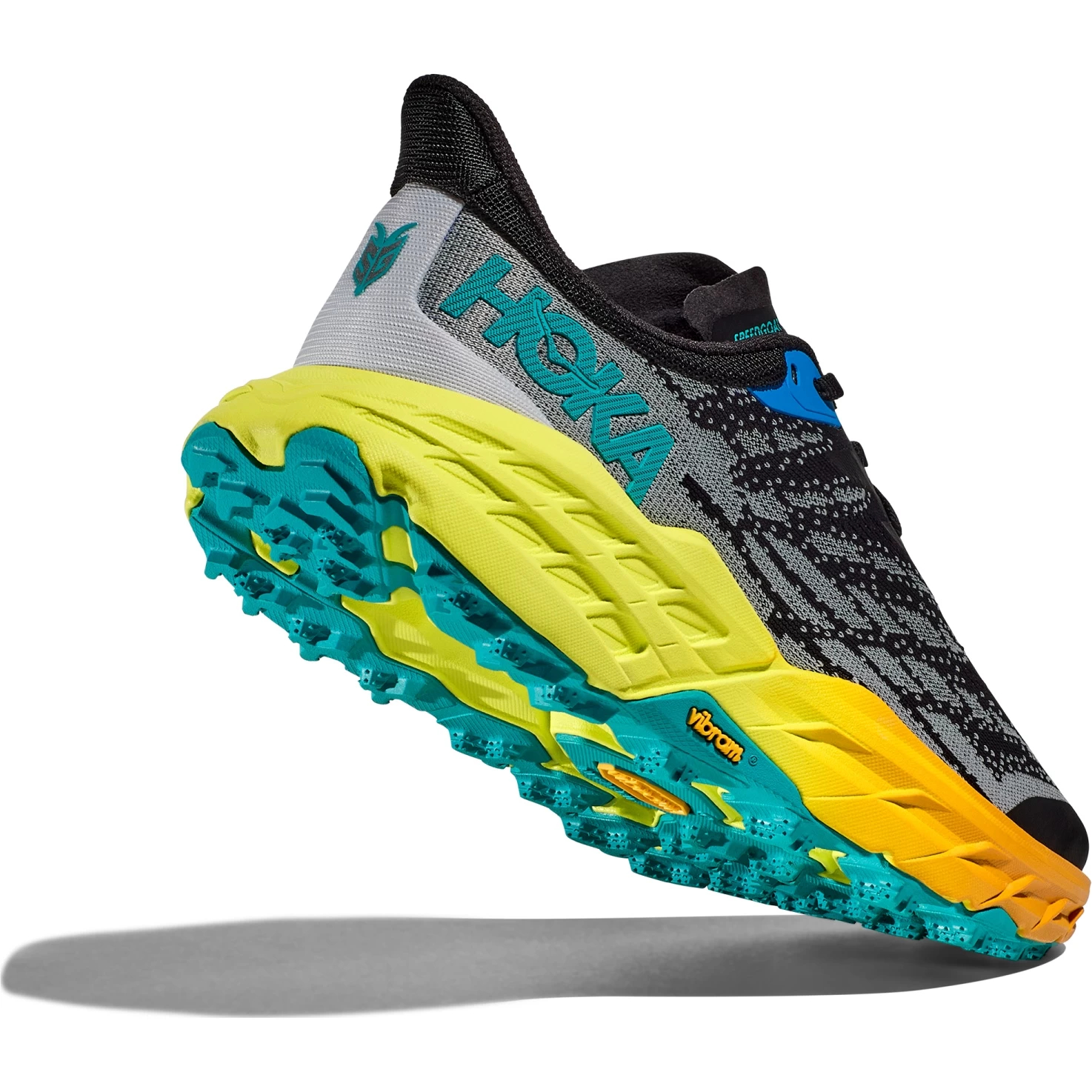 Hoka Speedgoat 5 Running Shoes Men - Black / Evening Primrose 3 Hoka Speedgoat 5 Running Shoes Men - Black / Evening Primrose - Image 3