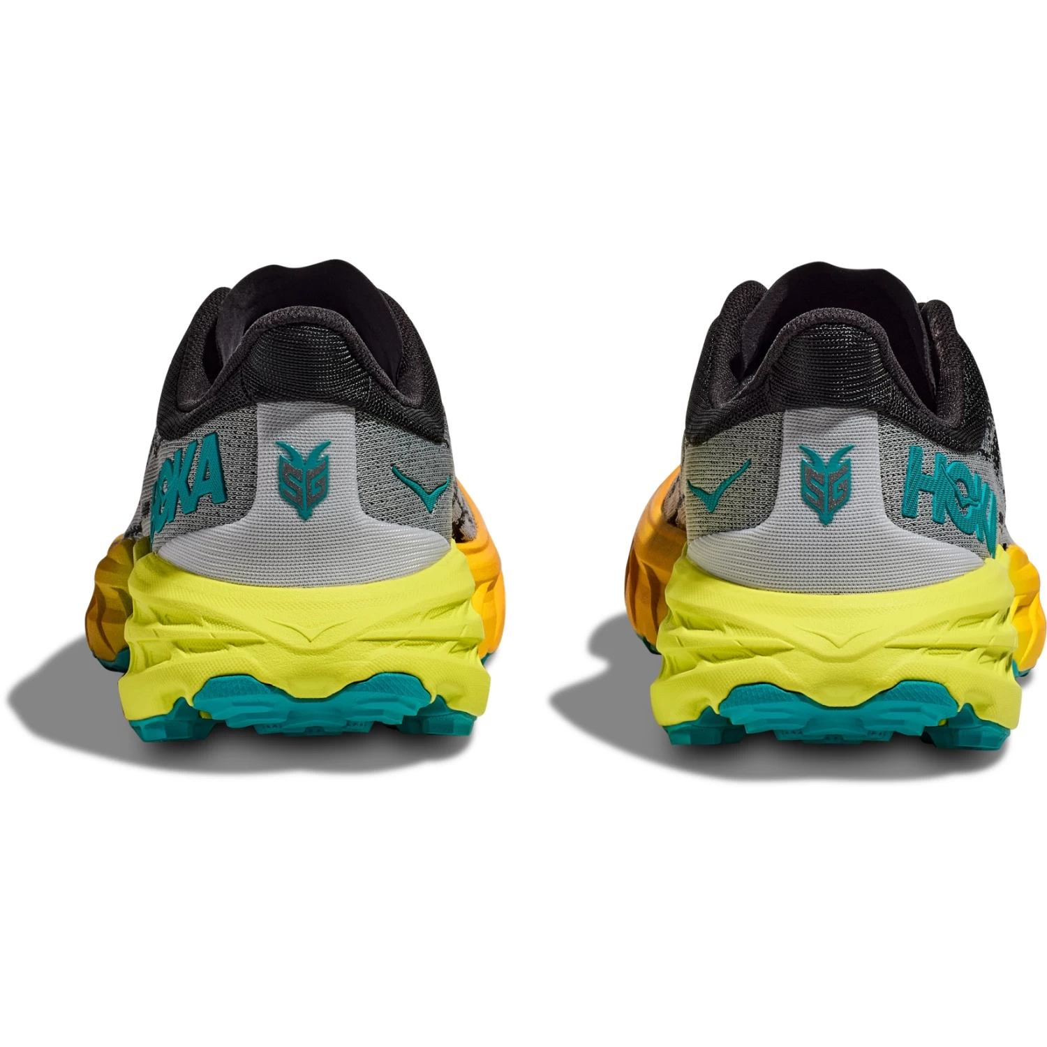 Hoka Speedgoat 5 Running Shoes Men - Black / Evening Primrose 6 Hoka Speedgoat 5 Running Shoes Men - Black / Evening Primrose - Image 6