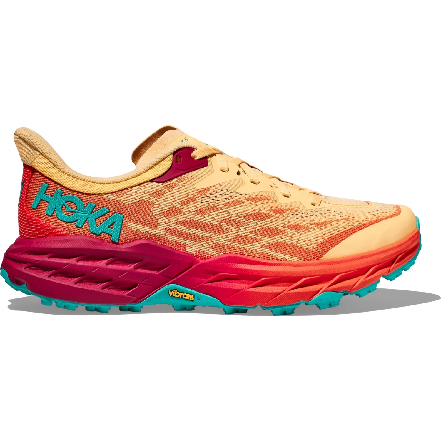 Hoka Speedgoat 5 Running Shoes Women - Impala / Flame 3 Hoka Speedgoat 5 Running Shoes Women - Impala / Flame - Image 3