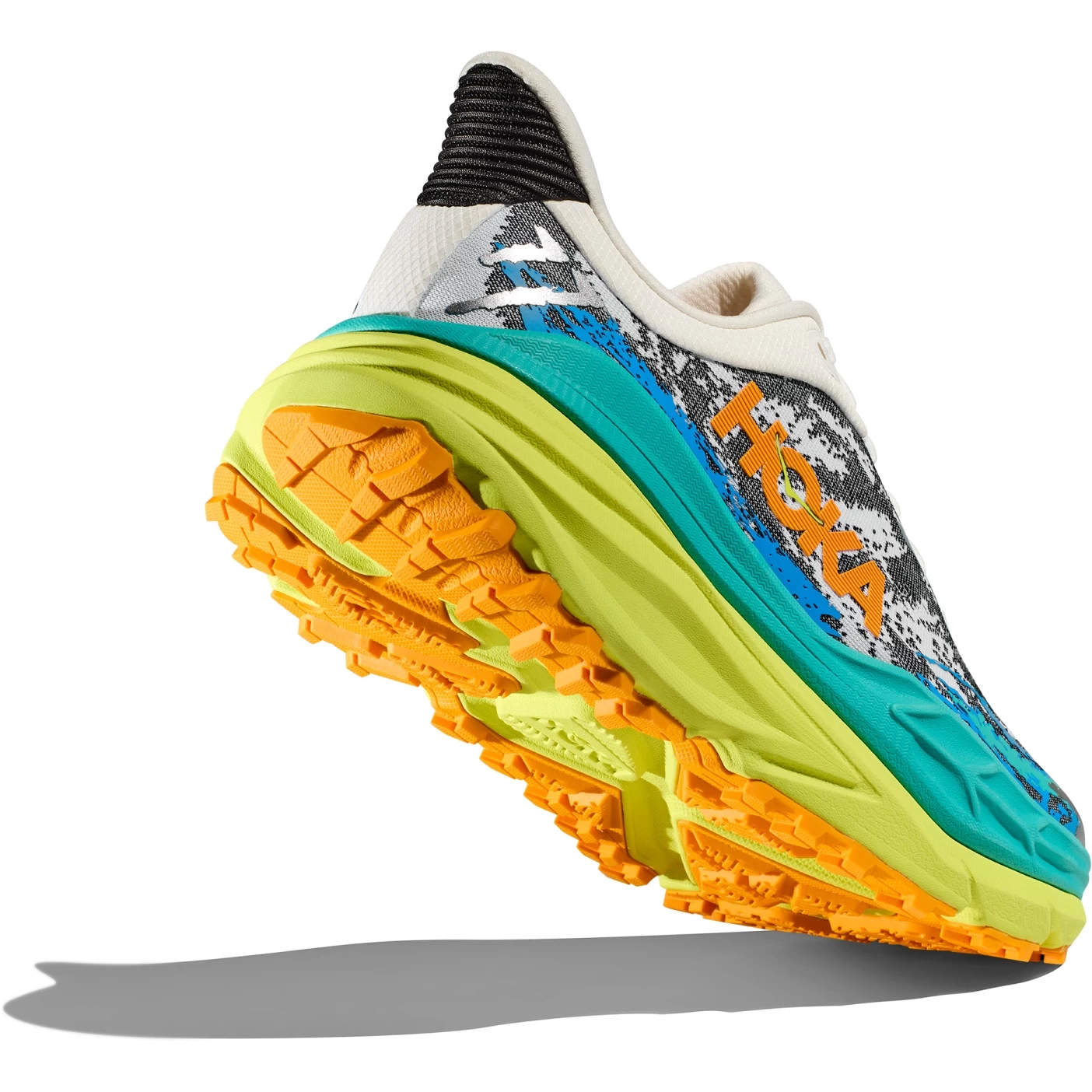 Hoka Stinson 7 Running Shoes Men - White / Evening Primrose 2 Hoka Stinson 7 Running Shoes Men - White / Evening Primrose - Image 2