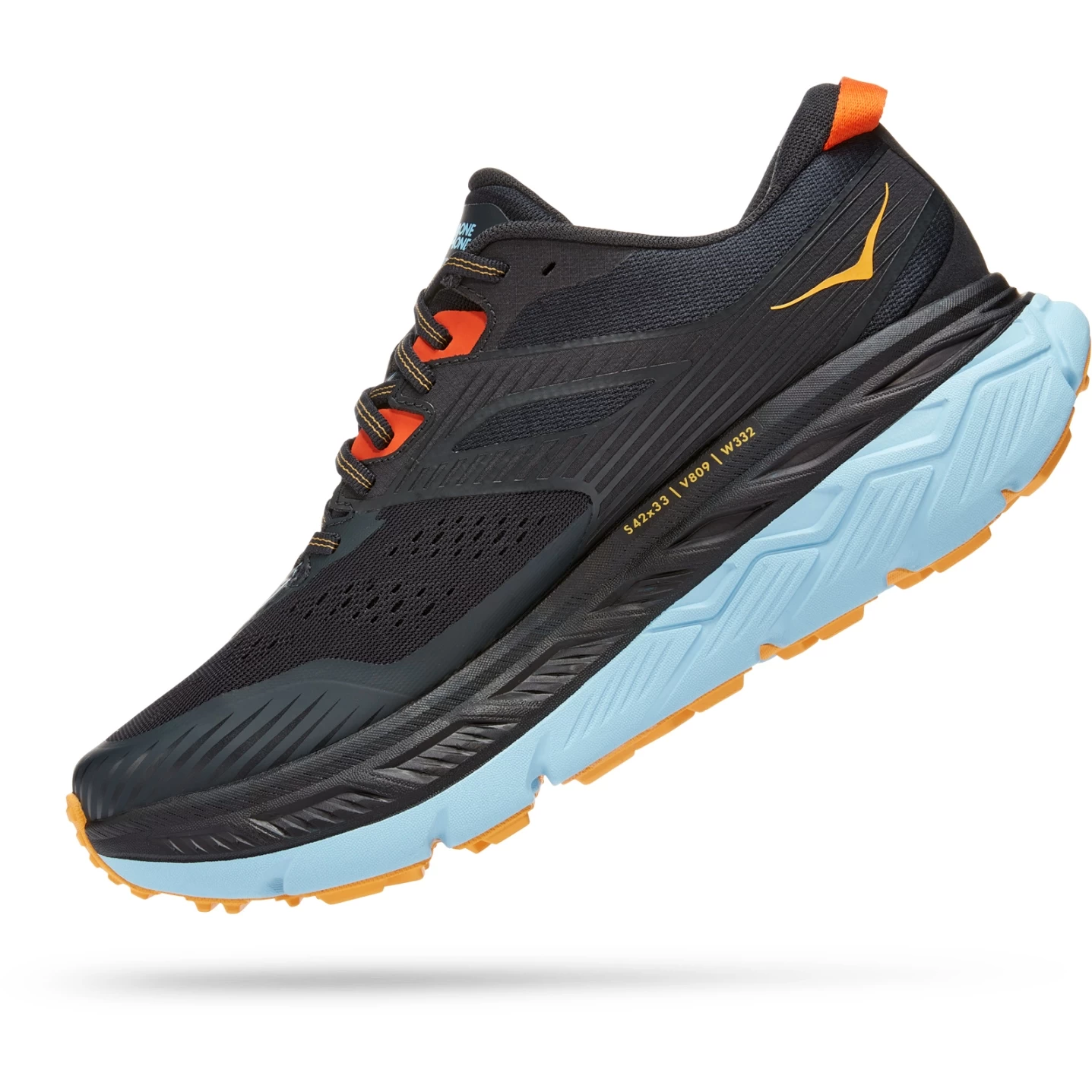 Hoka Stinson 6 Running Shoes - Blue Graphite / Summer Song 4 Hoka Stinson 6 Running Shoes - Blue Graphite / Summer Song - Image 4
