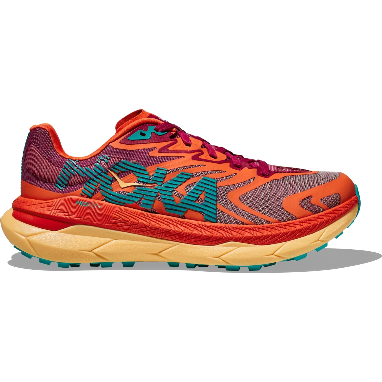 Hoka Tecton X 2 Women's Running Shoes - Cherries Jubilee / Flame 2 Hoka Tecton X 2 Women's Running Shoes - Cherries Jubilee / Flame - Image 2