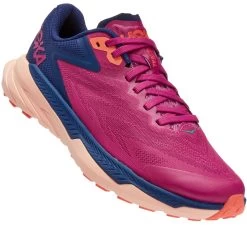 Hoka Zinal Women's Running Shoes - Festival Fuchsia / Bellwether Blue
