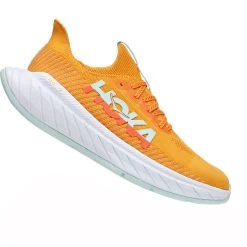 Hoka Carbon X 3 Women's Running Shoes - Radiant Yellow / Camellia