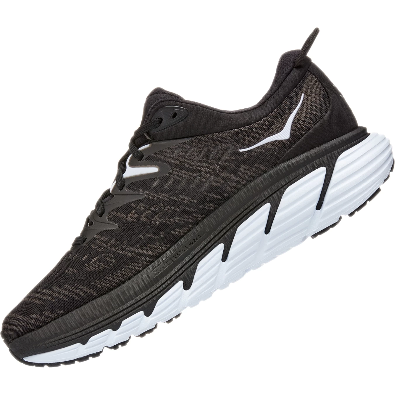 Hoka Gaviota 4 Women's Running Shoes - Black / White 2 Hoka Gaviota 4 Women's Running Shoes - Black / White - Image 2