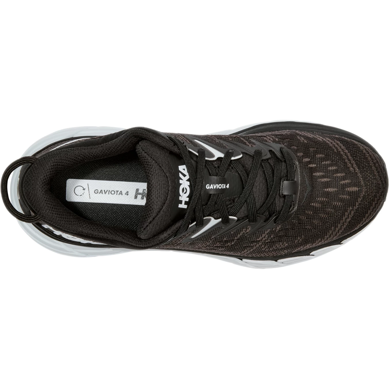 Hoka Gaviota 4 Women's Running Shoes - Black / White 4 Hoka Gaviota 4 Women's Running Shoes - Black / White - Image 4
